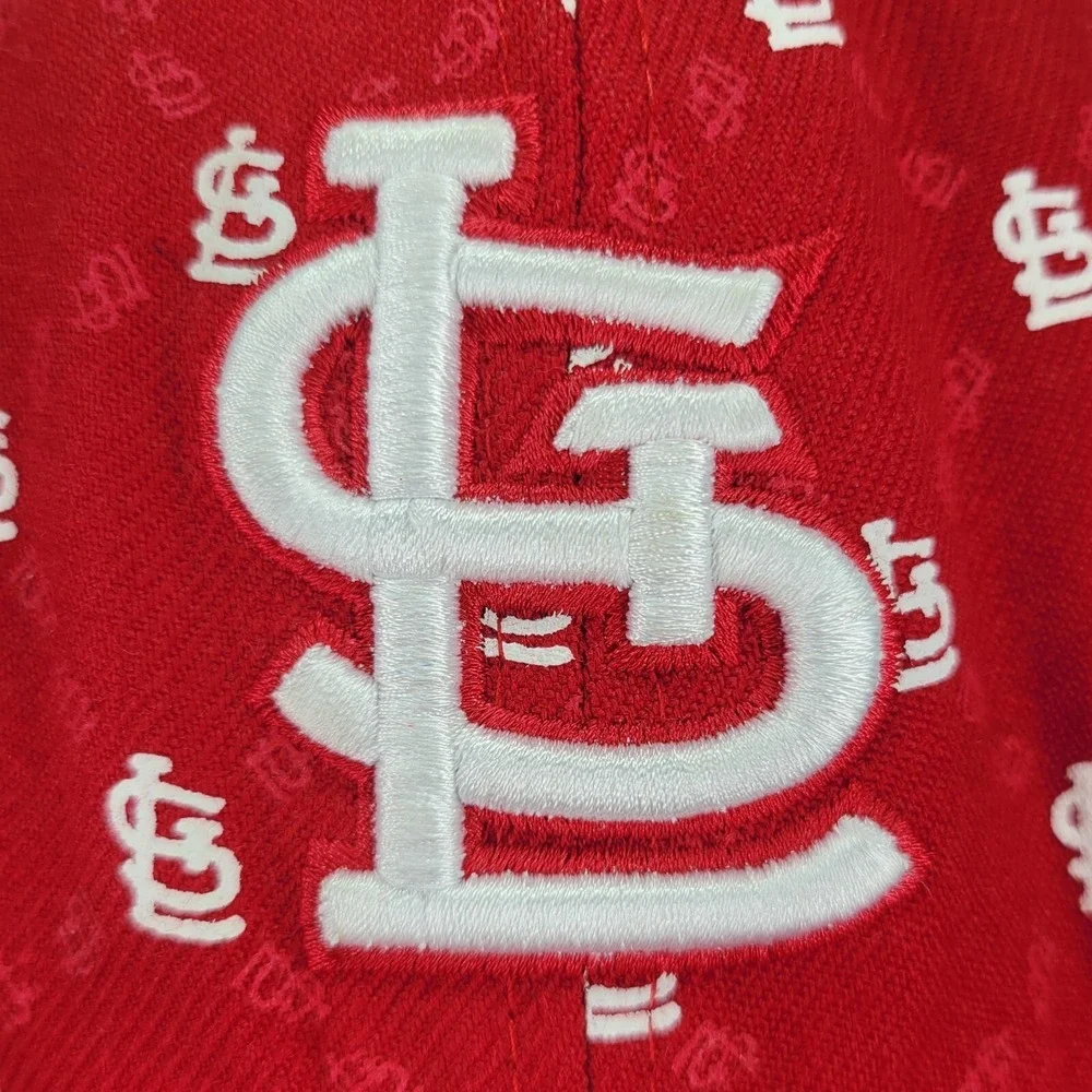 St Louis Cardinals Hat Cap Mens 7-7/8 Red New Era 59Fifty Fitted MLB Baseball